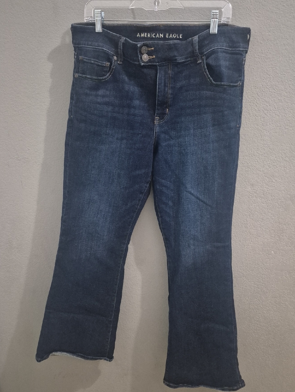 American Eagle Outfitters Indigo Wide-Leg Jeans